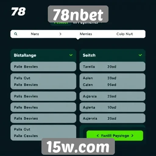 Opções de pagamento disponíveis no 78nbet